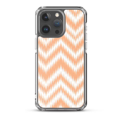 Jagged Orange Chevron Pattern Case for iPhone®