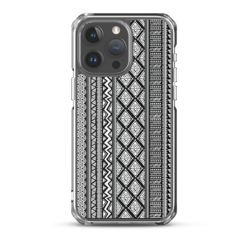 Black and White Geometric Drawing Case for iPhone®