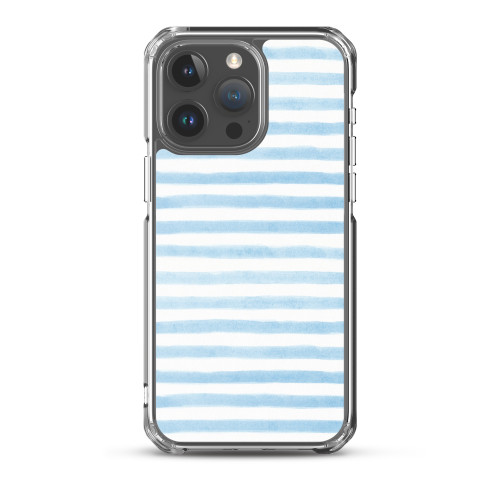 Pale Blue Stripe Case for iPhone®