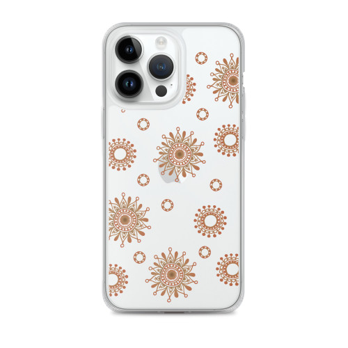 Henna Doodles Design Clear Case for iPhone®