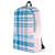 Light Pink and Blue Plaid Backpack