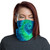 Green and Blue Tie Dye Neck Gaiter