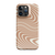 Tan and White Swirl Snap case for iPhone®