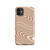 Tan and White Swirl Snap case for iPhone®