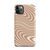 Tan and White Swirl Snap case for iPhone®