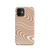 Tan and White Swirl Snap case for iPhone®