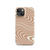 Tan and White Swirl Snap case for iPhone®