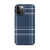 Navy Plaid Snap case for iPhone®