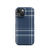 Navy Plaid Snap case for iPhone®