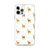 Gold Deer and Black Dot Pattern Clear Case for iPhone®