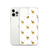 Gold Deer and Black Dot Pattern Clear Case for iPhone®