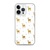 Gold Deer and Black Dot Pattern Clear Case for iPhone®