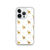 Gold Deer and Black Dot Pattern Clear Case for iPhone®