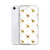 Gold Deer and Black Dot Pattern Clear Case for iPhone®