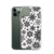 Snowflake Pattern on Silver Case for iPhone®