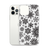 Snowflake Pattern on Silver Case for iPhone®