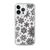 Snowflake Pattern on Silver Case for iPhone®