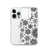 Snowflake Pattern on Silver Case for iPhone®