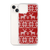 Reindeer and Snowflake Sweater Holiday Pattern Case for iPhone®