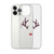 Reindeer Clear Case for iPhone®