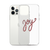 Candycane Joy Clear Case for iPhone®