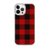 Black and Red Lumberjack Plaid Case for iPhone®