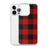 Black and Red Lumberjack Plaid Case for iPhone®