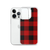 Black and Red Lumberjack Plaid Case for iPhone®