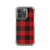 Black and Red Lumberjack Plaid Case for iPhone®