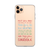 Holiday Quotes Clear Case for iPhone®