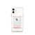 Holiday Quotes Clear Case for iPhone®