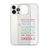 Holiday Quotes Clear Case for iPhone®