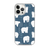 Polar Bear Pattern on Blue Case for iPhone®
