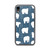 Polar Bear Pattern on Blue Case for iPhone®