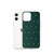 Holiday Tree Pattern on Green Clear Case for iPhone®