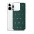 Holiday Tree Pattern on Green Clear Case for iPhone®