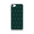 Holiday Tree Pattern on Green Clear Case for iPhone®