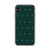 Holiday Tree Pattern on Green Clear Case for iPhone®