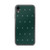 Holiday Tree Pattern on Green Clear Case for iPhone®