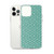 Snowflake Pattern on Green Holiday Case for iPhone®