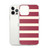 Red and Cream Stripe Holiday Case for iPhone®