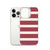 Red and Cream Stripe Holiday Case for iPhone®
