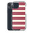 Red and Cream Stripe Holiday Case for iPhone®