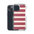 Red and Cream Stripe Holiday Case for iPhone®