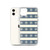 Blue Strip with Snowflake Pattern Case for iPhone®