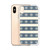 Blue Strip with Snowflake Pattern Case for iPhone®