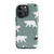 Polar Bear Mountain Pattern on Green Tough Case for iPhone®