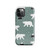 Polar Bear Mountain Pattern on Green Tough Case for iPhone®