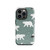 Polar Bear Mountain Pattern on Green Tough Case for iPhone®