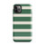 Green and Cream Stripe Tough Case for iPhone®